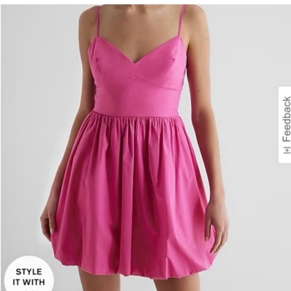 Express Pink Spaghetti Strap Sundress for Prom